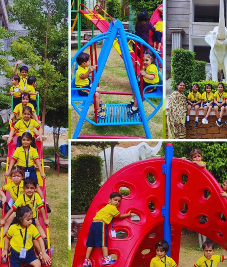 Children learning together at Brain Discovery Global School Ajmer